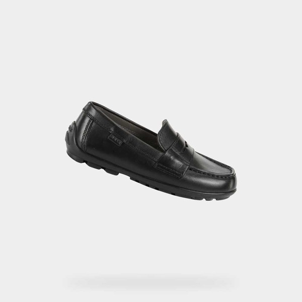 Geox Respira Black Kids Uniform Shoes SS20.3QQ1351